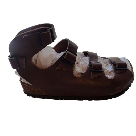 Birkenstock Ankle Strap Brown Sandals Size 35 - Picture 8 of 14